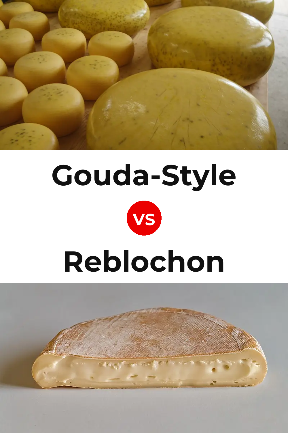 Gouda-Style Cheese vs Reblochon Cheese Pinterest comparison