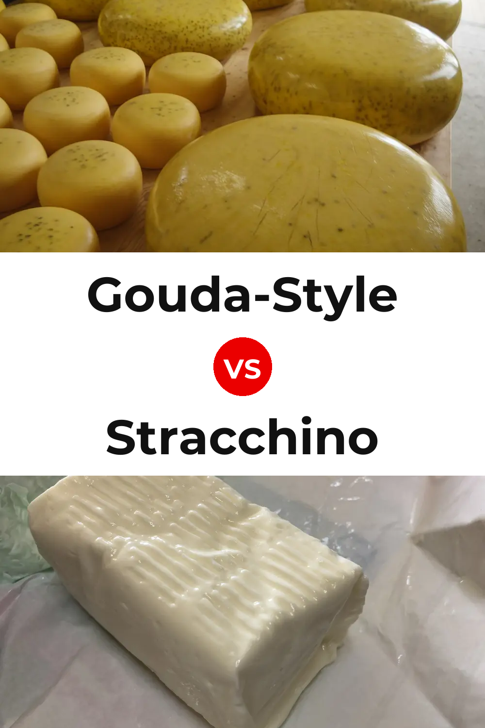 Gouda-Style Cheese vs Stracchino Cheese Pinterest comparison