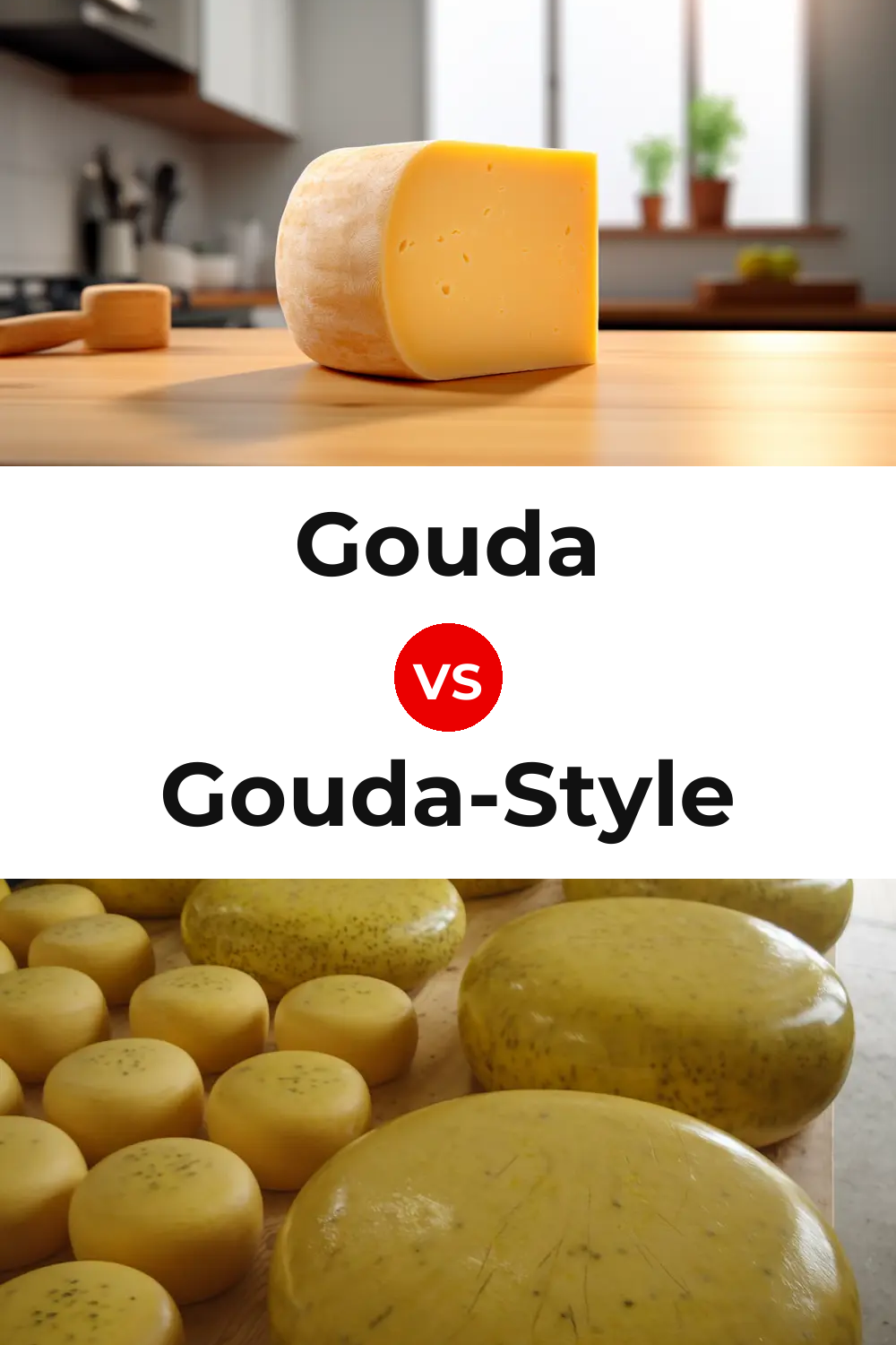 Gouda Cheese vs Gouda-Style Cheese Pinterest comparison