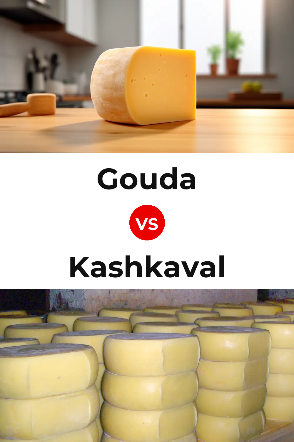 Gouda Cheese vs Kashkaval Cheese Pinterest comparison
