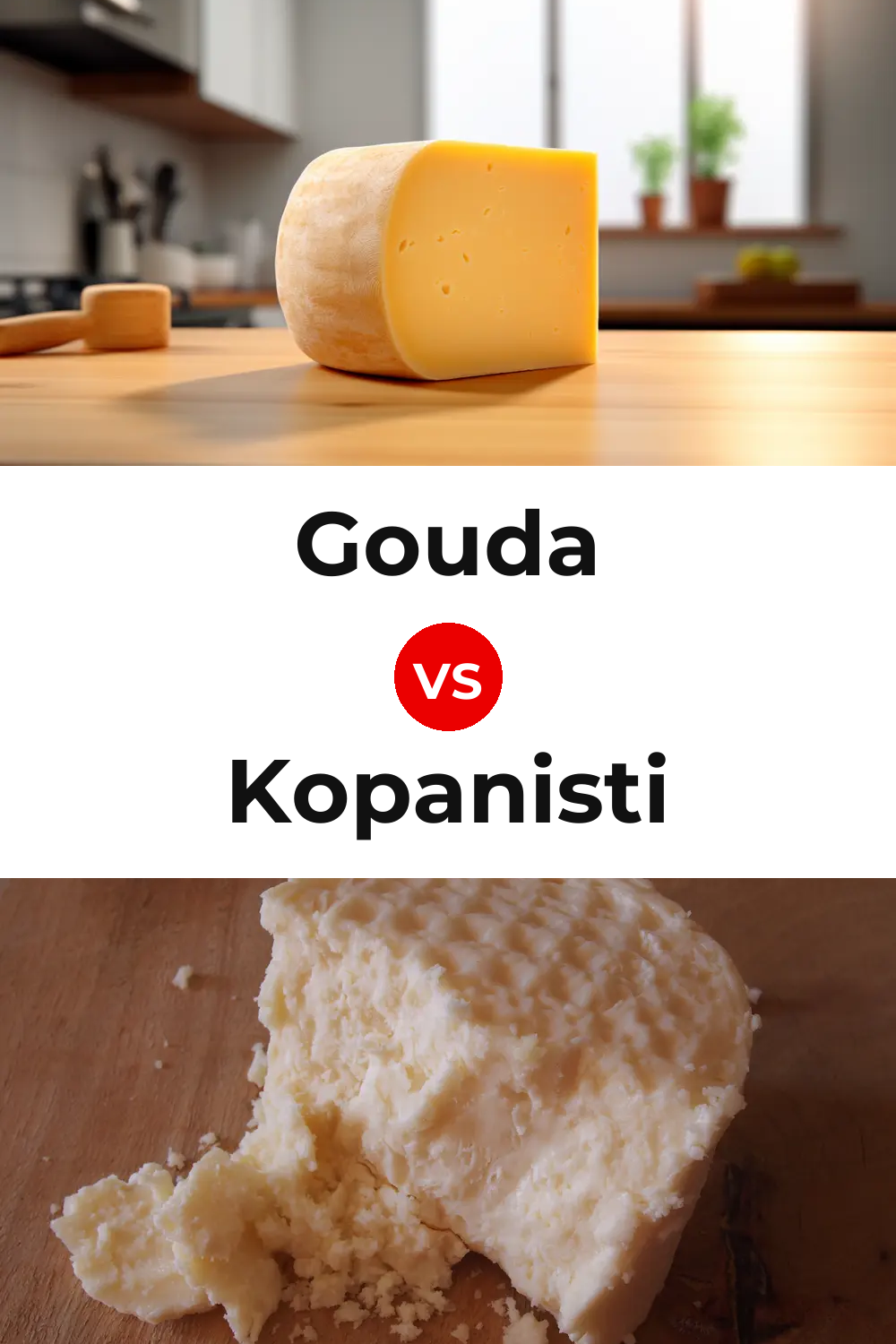 Gouda Cheese vs Kopanisti Cheese Pinterest comparison