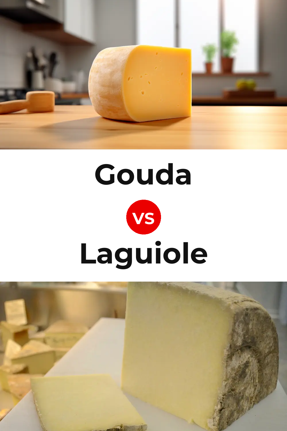 Gouda Cheese vs Laguiole Cheese Pinterest comparison