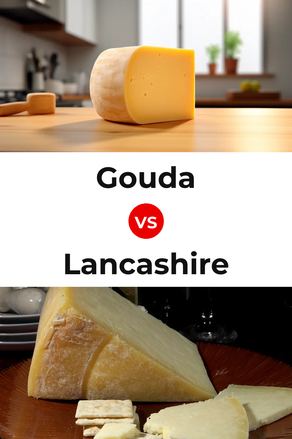 Gouda Cheese vs Lancashire Cheese Pinterest comparison