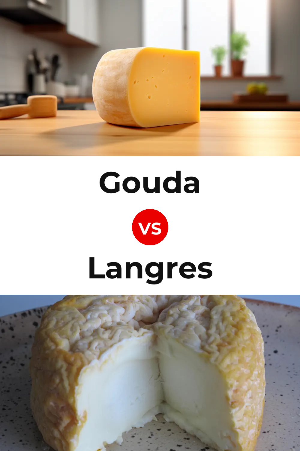 Gouda Cheese vs Langres Cheese Pinterest comparison