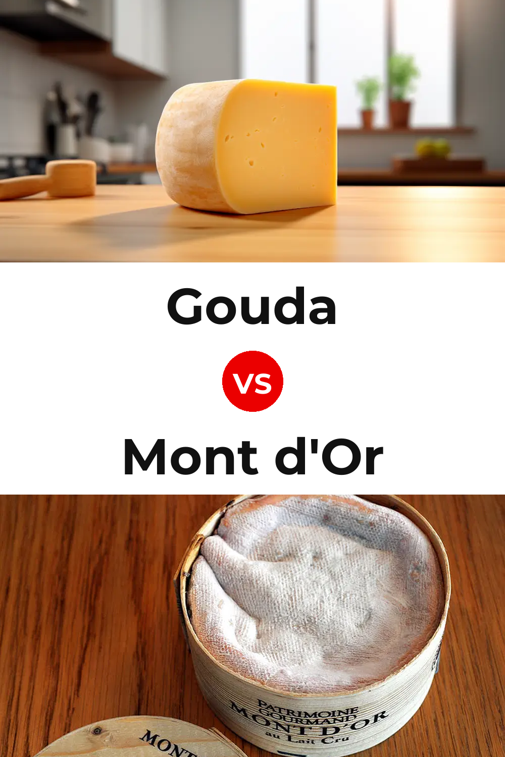 Gouda Cheese vs Mont d'Or Cheese Pinterest comparison