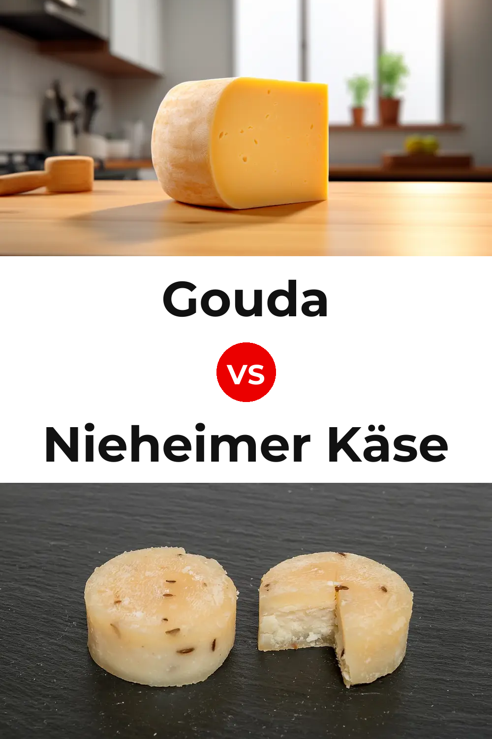 Gouda Cheese vs Nieheimer Käse Cheese Pinterest comparison