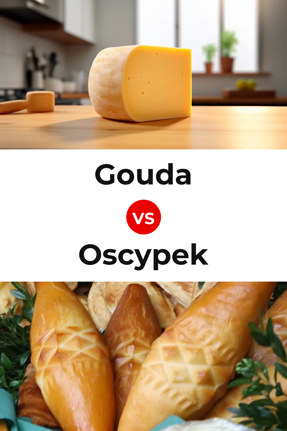 Gouda Cheese vs Oscypek Cheese Pinterest comparison