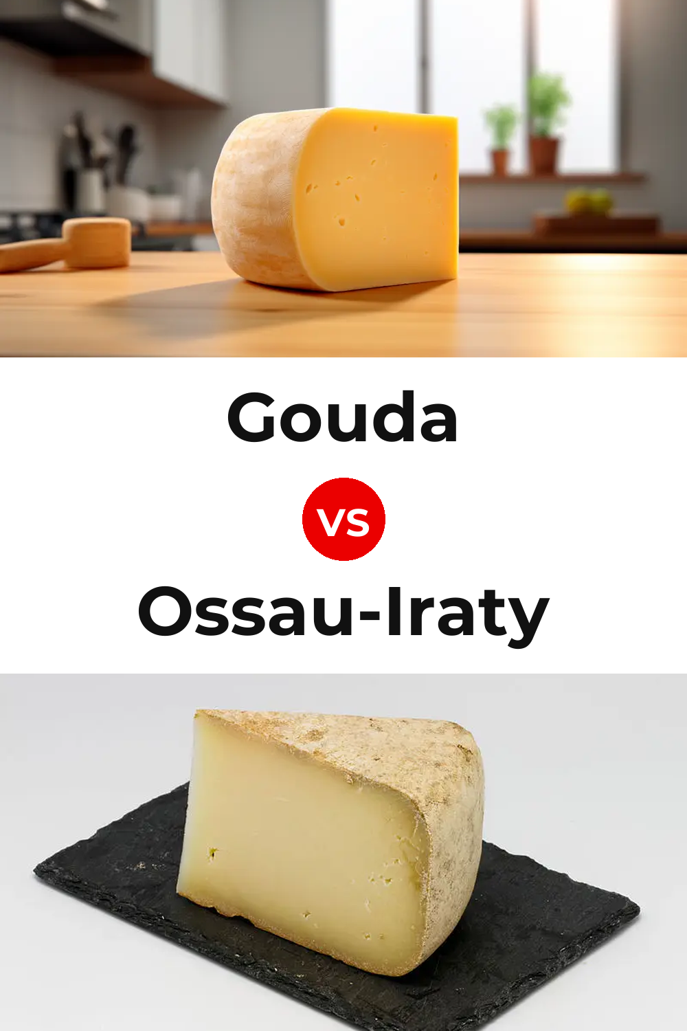 Gouda Cheese vs Ossau-Iraty Cheese Pinterest comparison