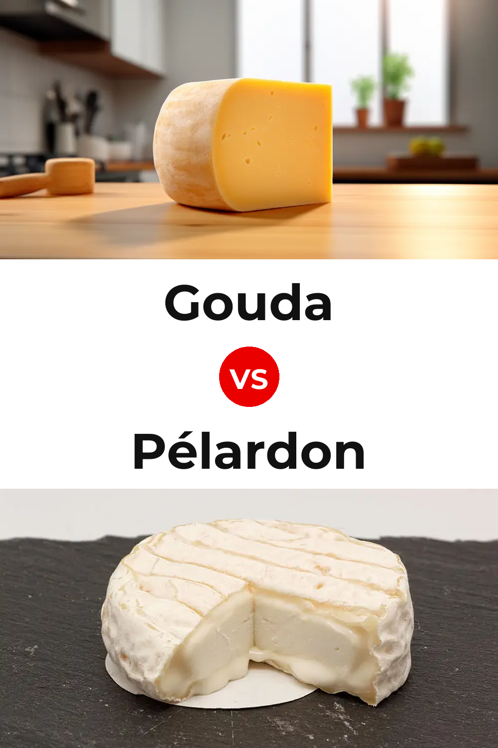 Gouda Cheese vs Pélardon Cheese Pinterest comparison