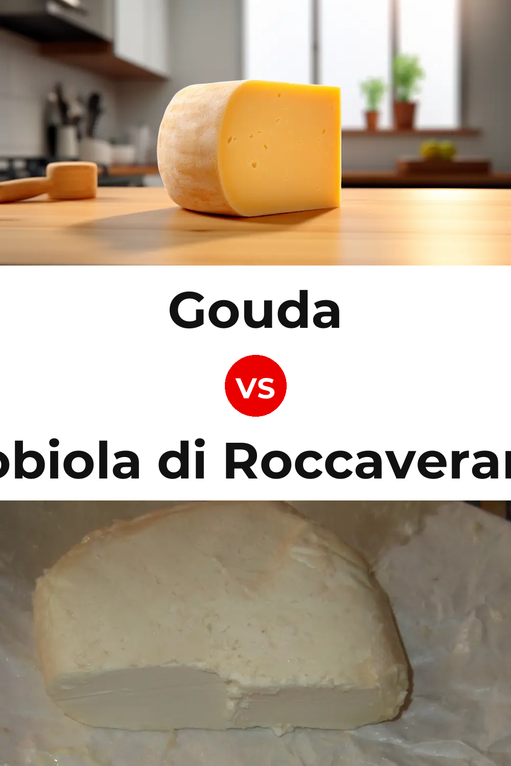 Gouda Cheese vs Robiola di Roccaverano Cheese Pinterest comparison