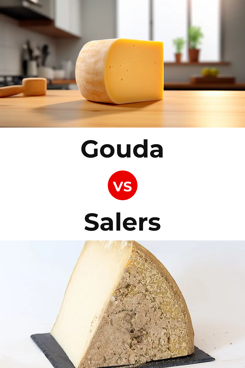 Gouda Cheese vs Salers Cheese Pinterest comparison