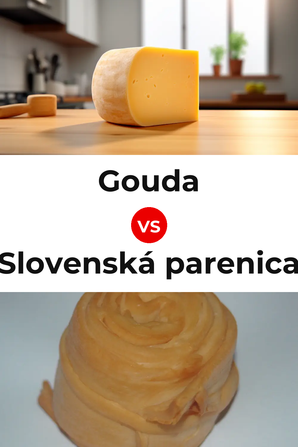 Gouda Cheese vs Slovenská parenica Cheese Pinterest comparison