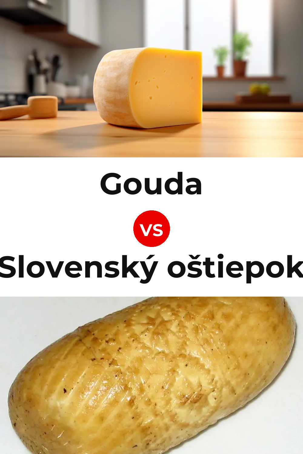 Gouda Cheese vs Slovenský oštiepok Cheese Pinterest comparison