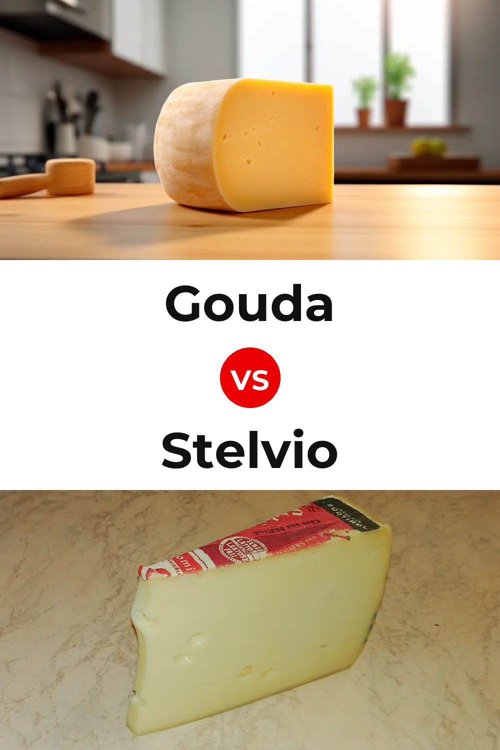 Gouda Cheese vs Stelvio Cheese Pinterest comparison