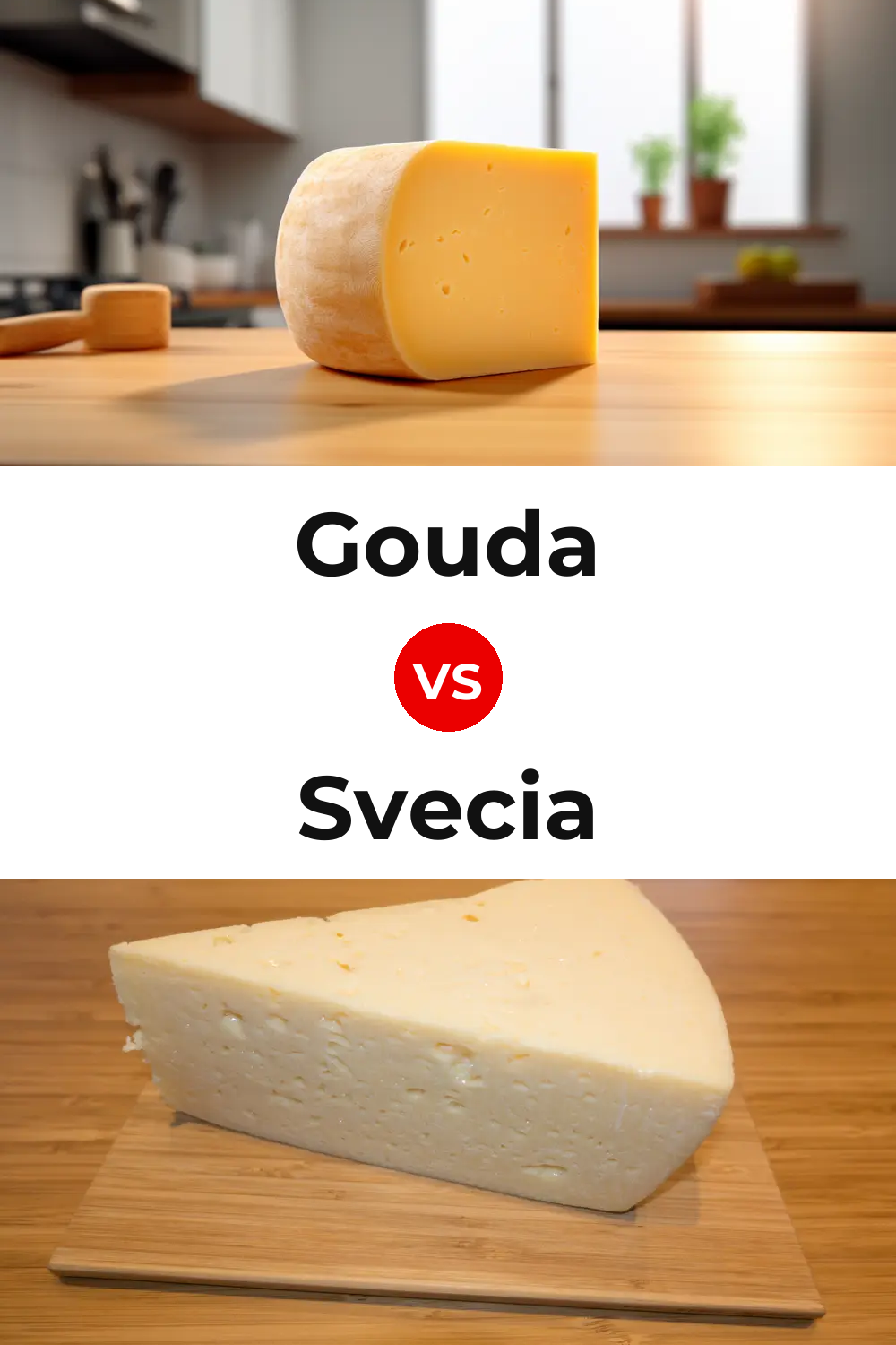 Gouda Cheese vs Svecia Cheese Pinterest comparison
