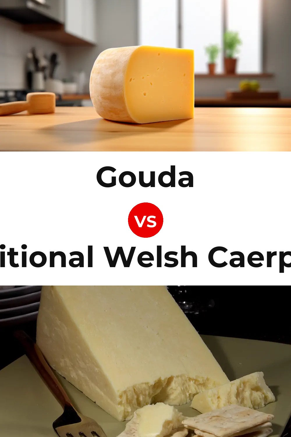 Gouda Cheese vs Traditional Welsh Caerphilly Cheese Pinterest comparison