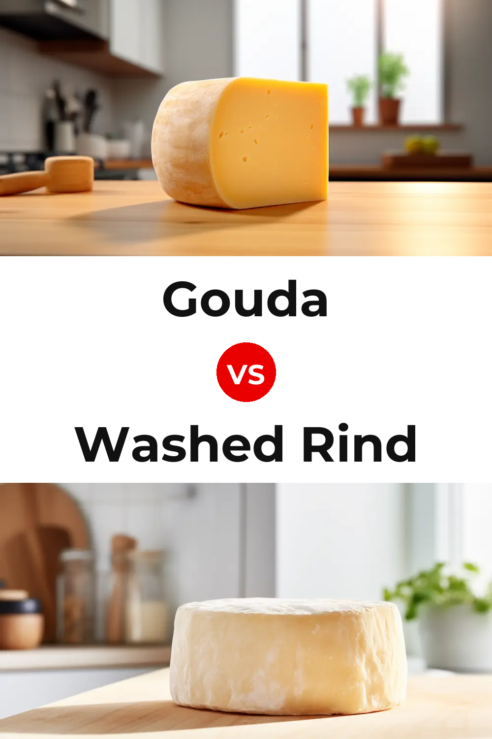Gouda Cheese vs Washed Rind Cheese Pinterest comparison