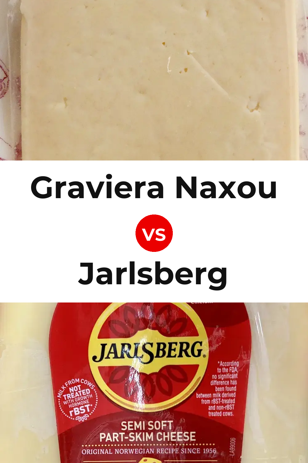 Graviera Naxou Cheese vs Jarlsberg Cheese Pinterest comparison