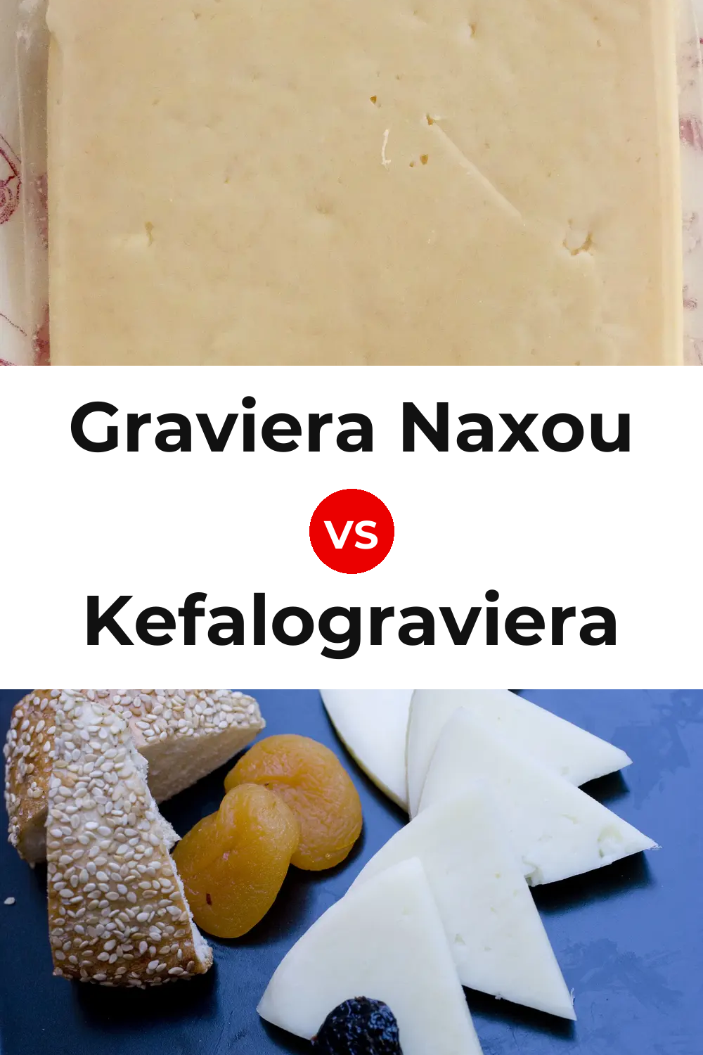 Graviera Naxou Cheese vs Kefalograviera Cheese Pinterest comparison