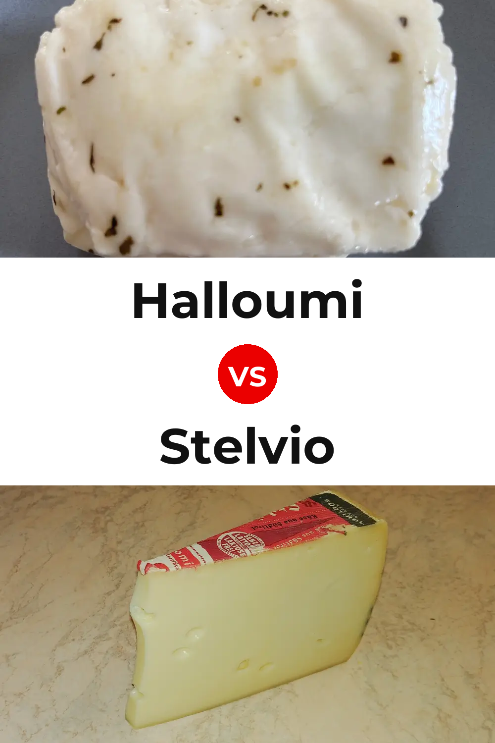 Halloumi Cheese vs Stelvio Cheese Pinterest comparison