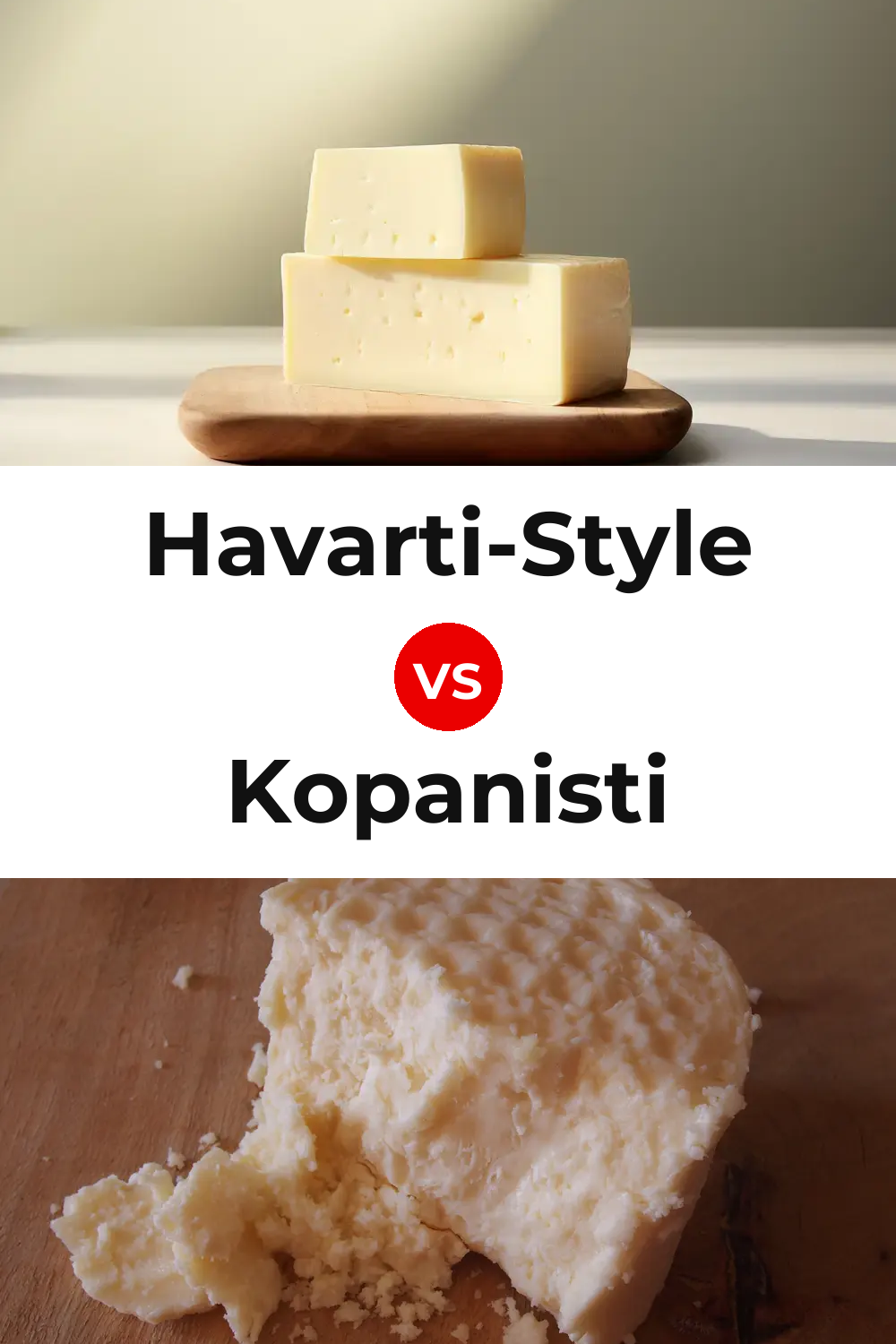 Havarti-Style Cheese vs Kopanisti Cheese Pinterest comparison