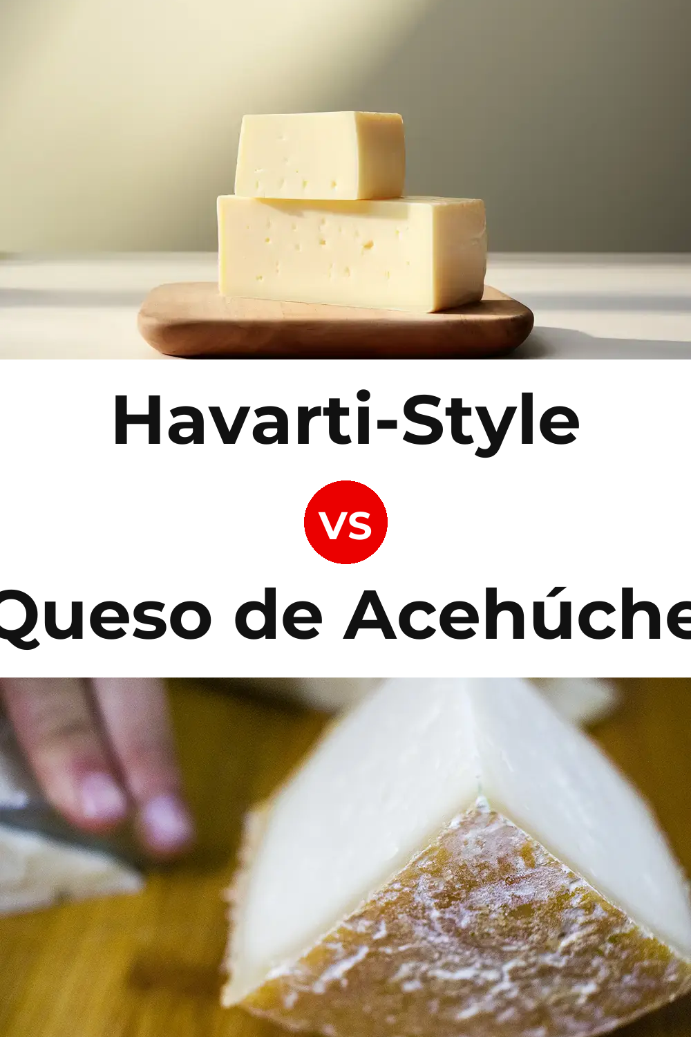 Havarti-Style Cheese vs Queso de Acehúche Pinterest comparison