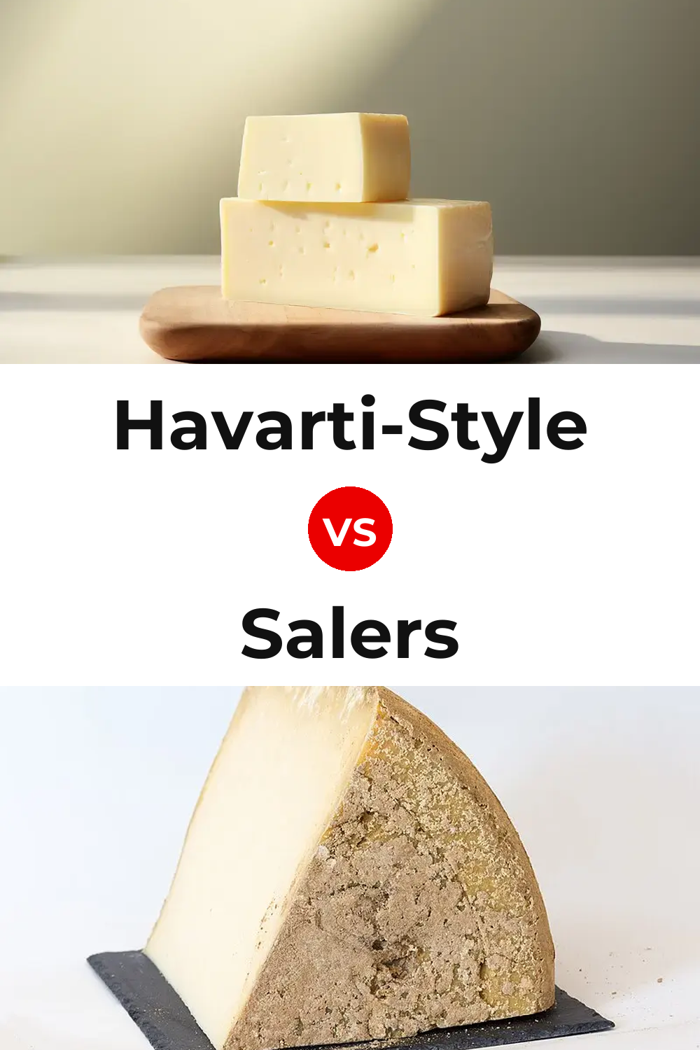 Havarti-Style Cheese vs Salers Cheese Pinterest comparison