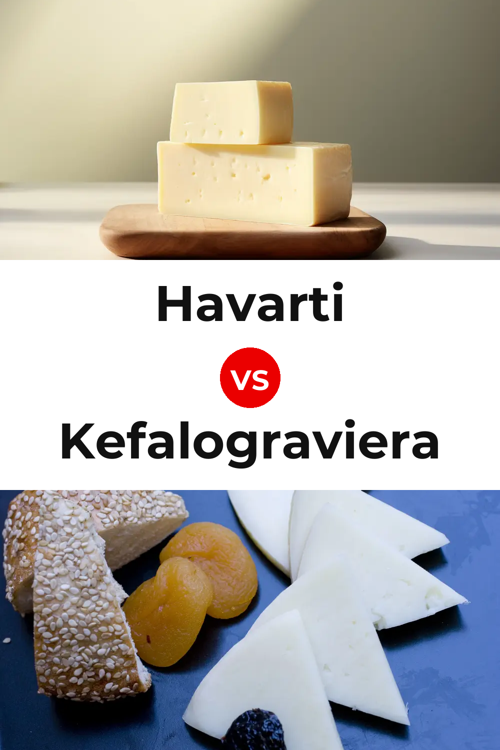 Havarti Cheese vs Kefalograviera Cheese Pinterest comparison
