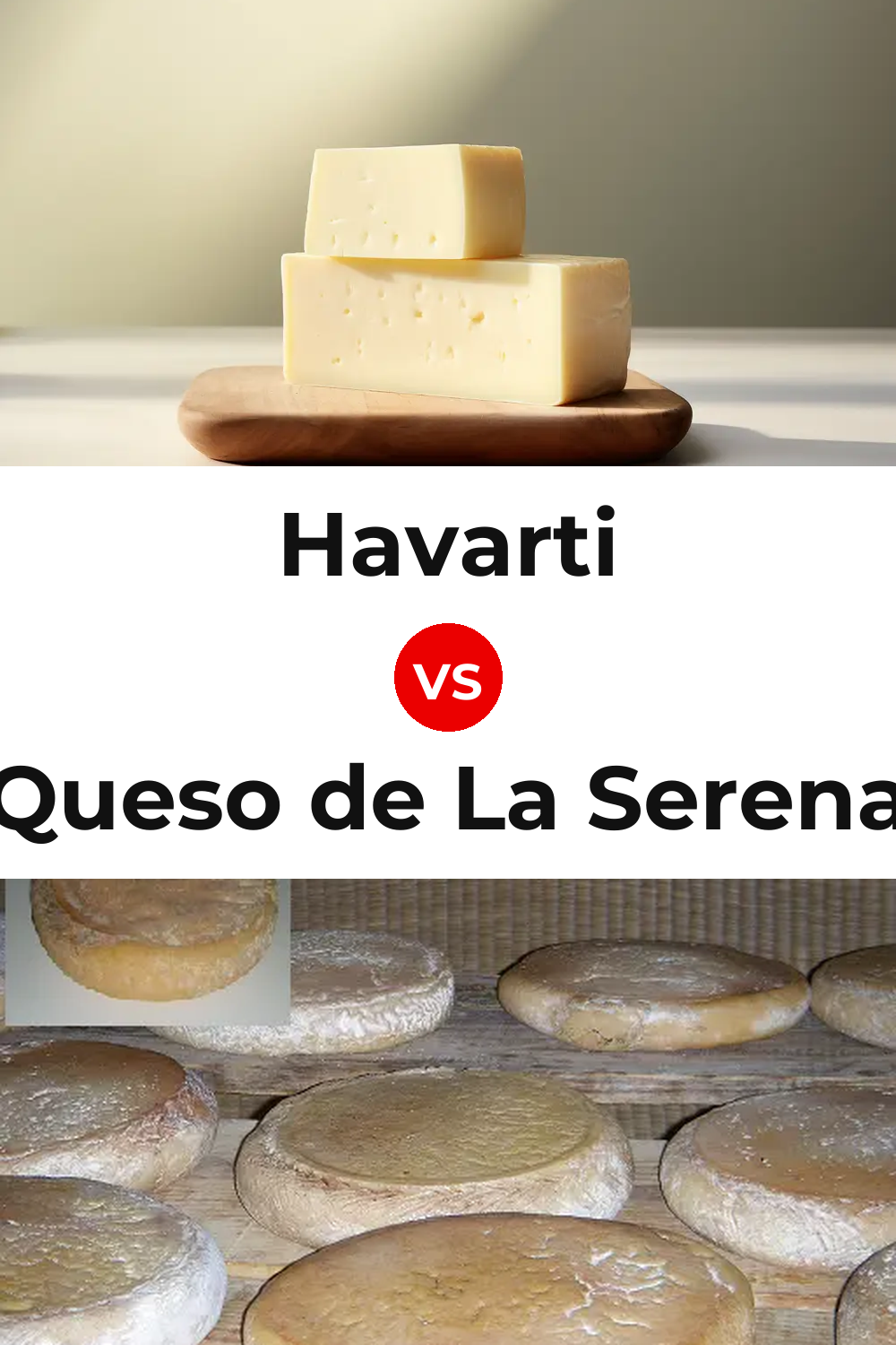 Havarti Cheese vs Queso de La Serena Pinterest comparison