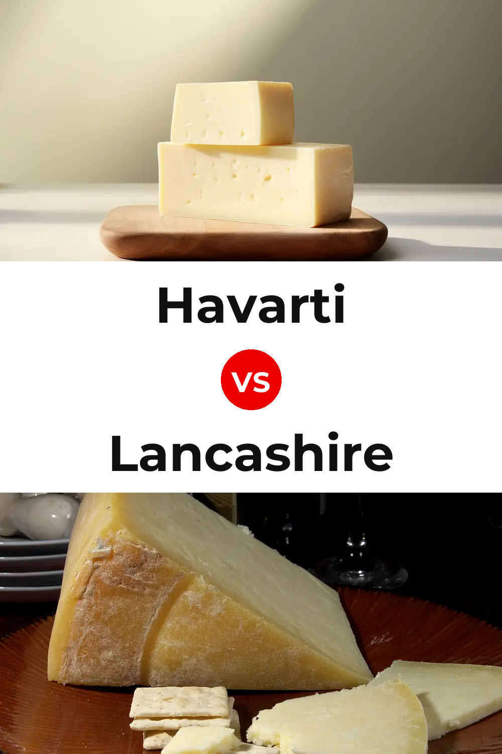 Havarti Cheese vs Lancashire Cheese Pinterest comparison