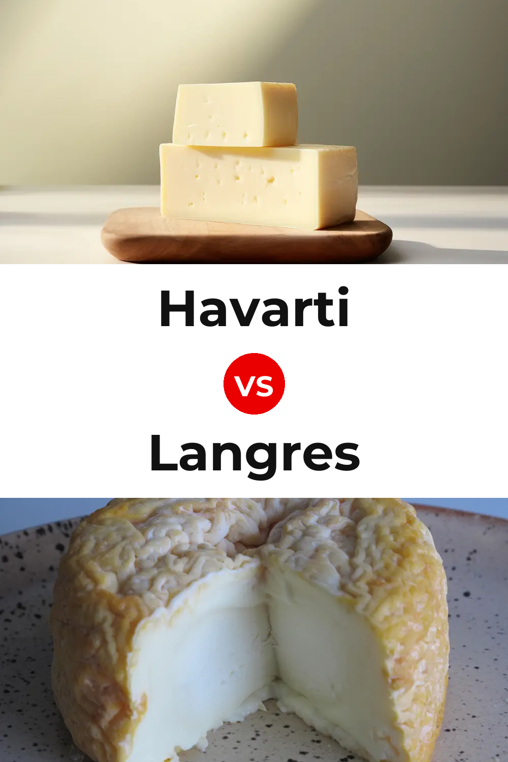 Havarti Cheese vs Langres Cheese Pinterest comparison