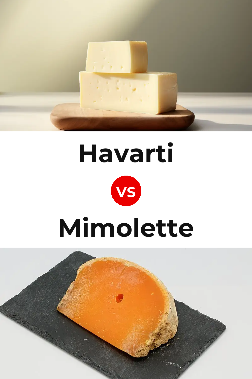 Havarti Cheese vs Mimolette Cheese Pinterest comparison