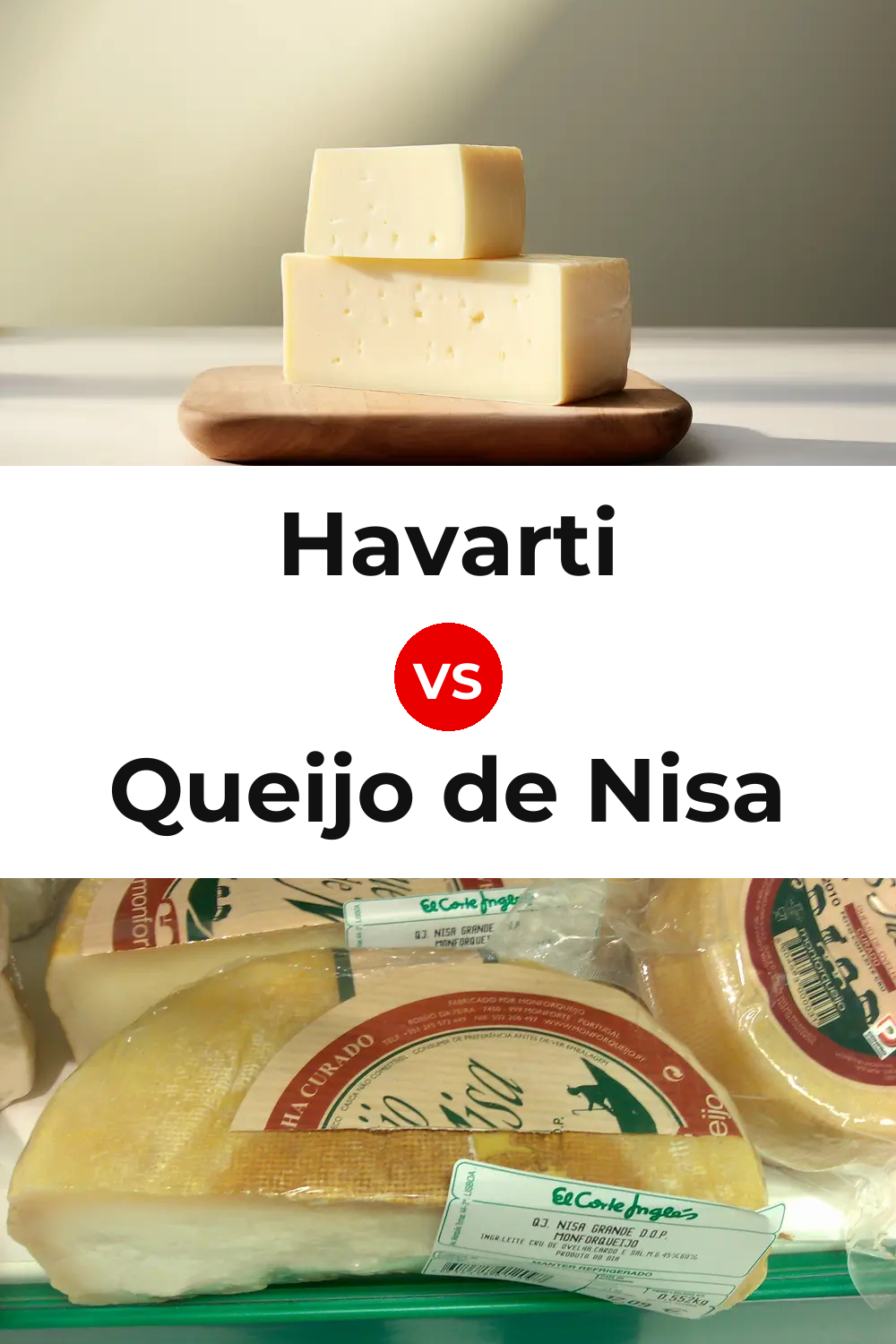 Havarti Cheese vs Queijo de Nisa Pinterest comparison