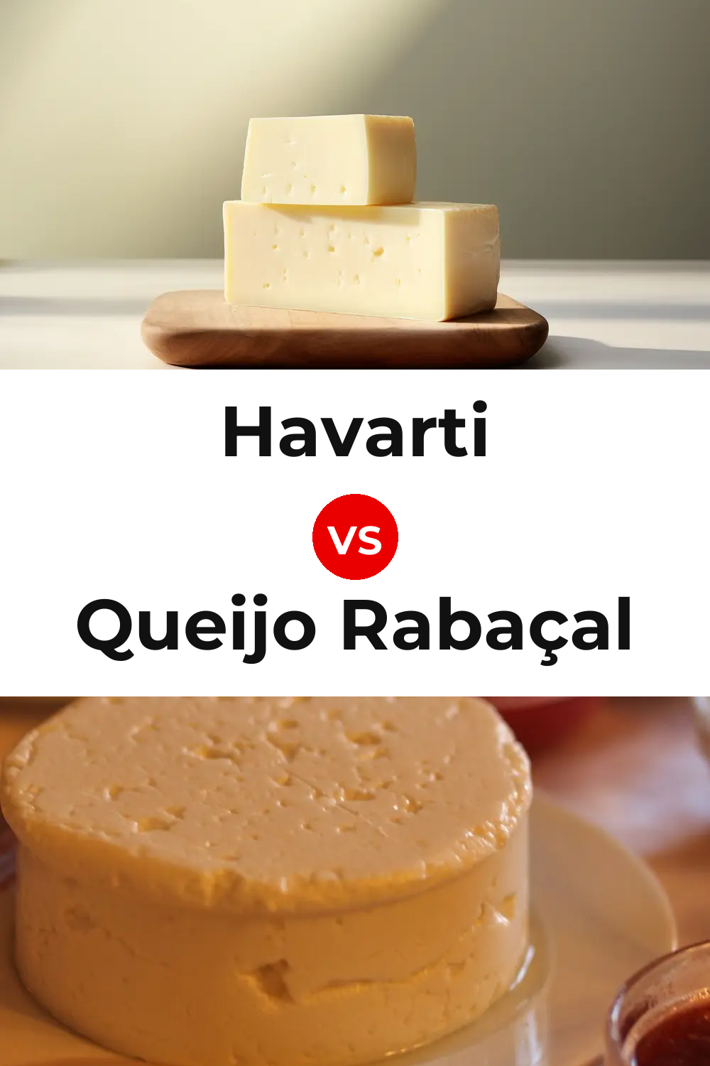 Havarti Cheese vs Queijo Rabaçal Pinterest comparison