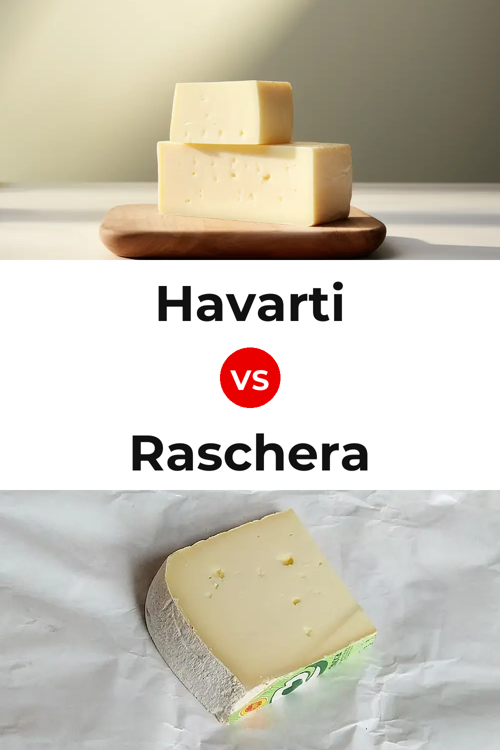 Havarti Cheese vs Raschera Cheese Pinterest comparison