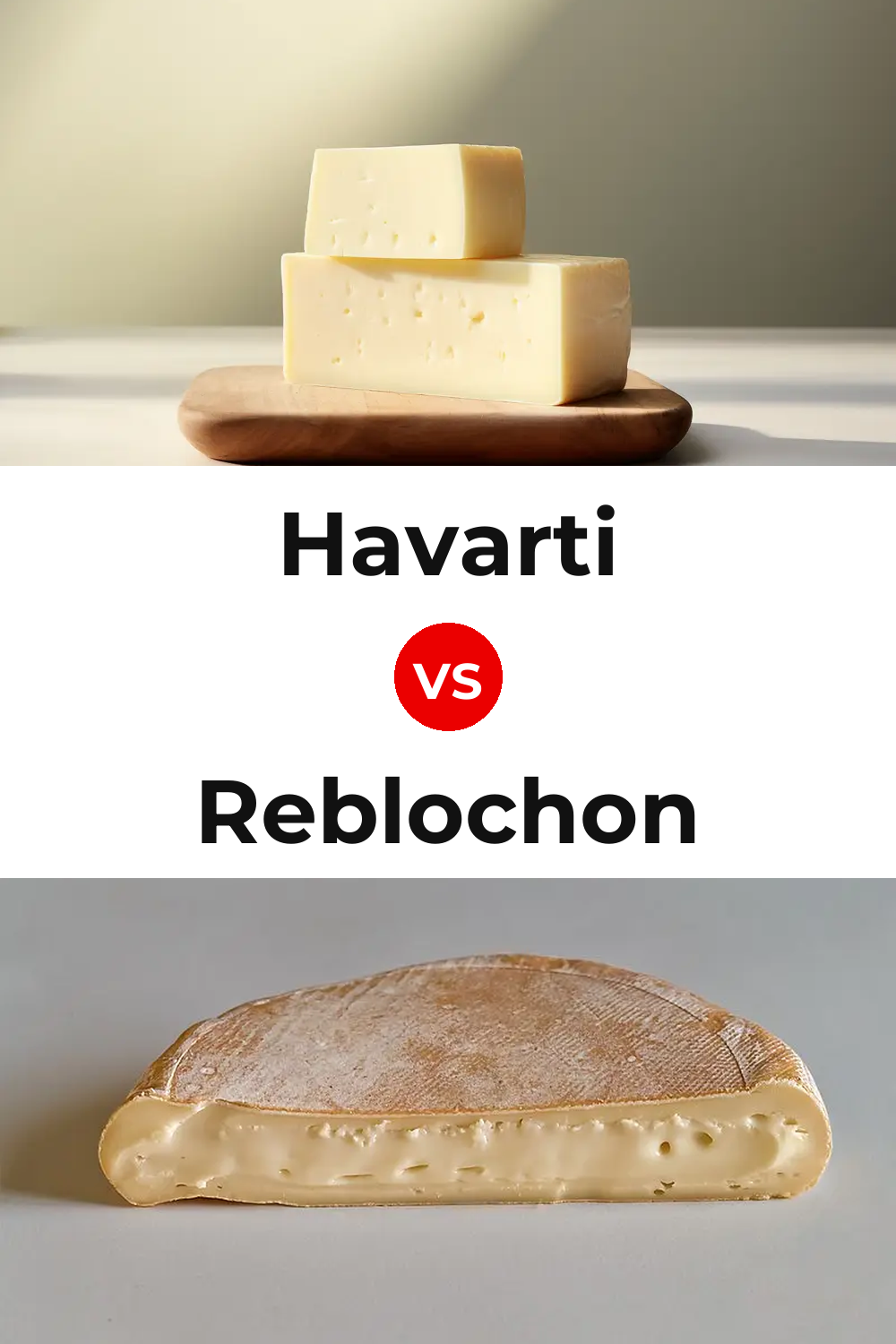 Havarti Cheese vs Reblochon Cheese Pinterest comparison