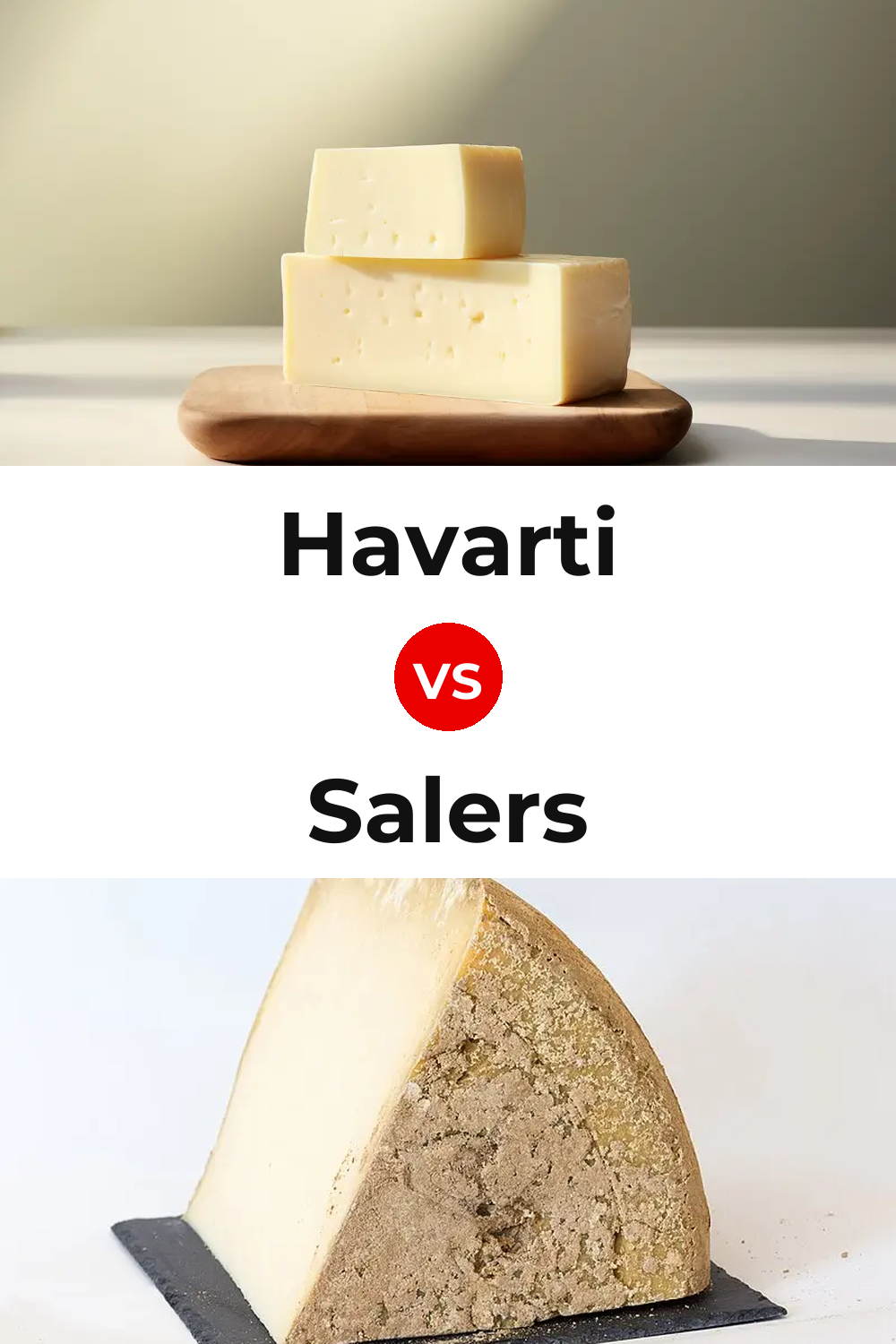 Havarti Cheese vs Salers Cheese Pinterest comparison