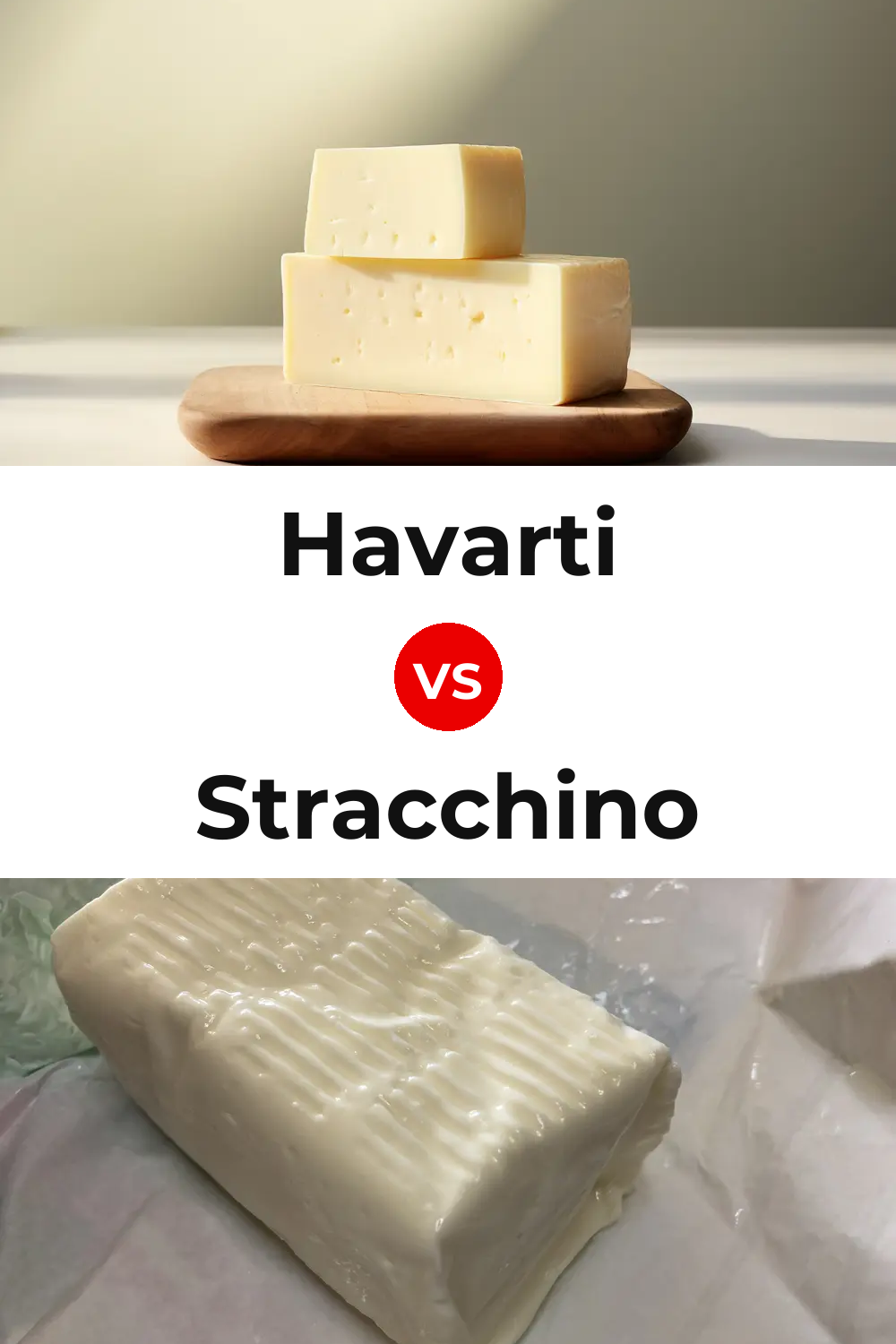 Havarti Cheese vs Stracchino Cheese Pinterest comparison