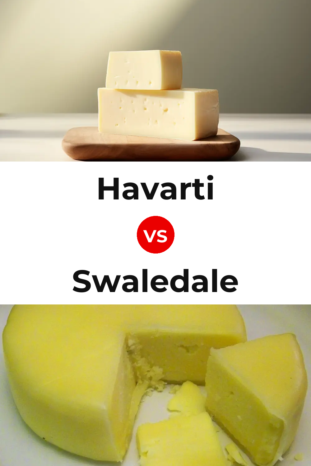 Havarti Cheese vs Swaledale Cheese Pinterest comparison