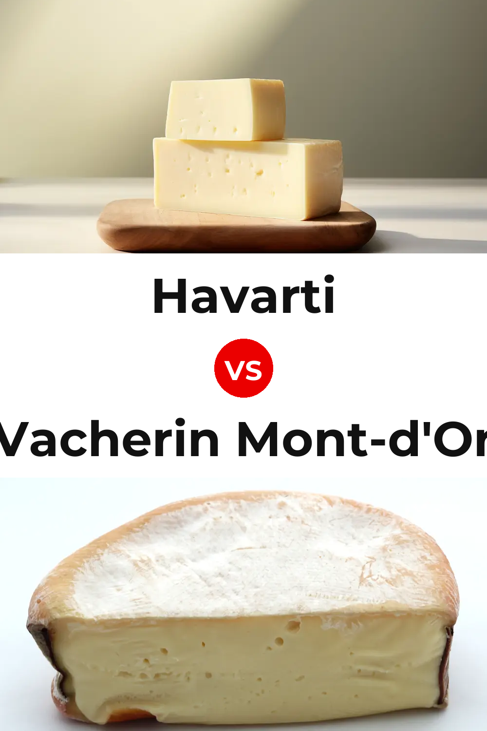 Havarti Cheese vs Vacherin Mont-d'Or Cheese Pinterest comparison