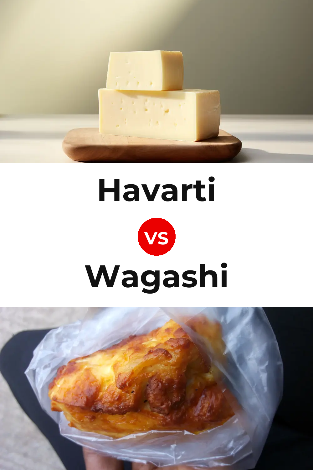 Havarti Cheese vs Wagashi Cheese Pinterest comparison