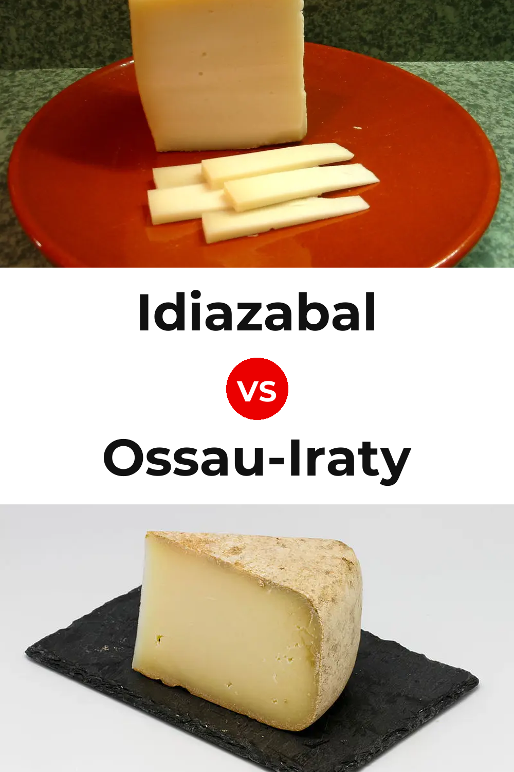 Idiazabal Cheese vs Ossau-Iraty Cheese Pinterest comparison
