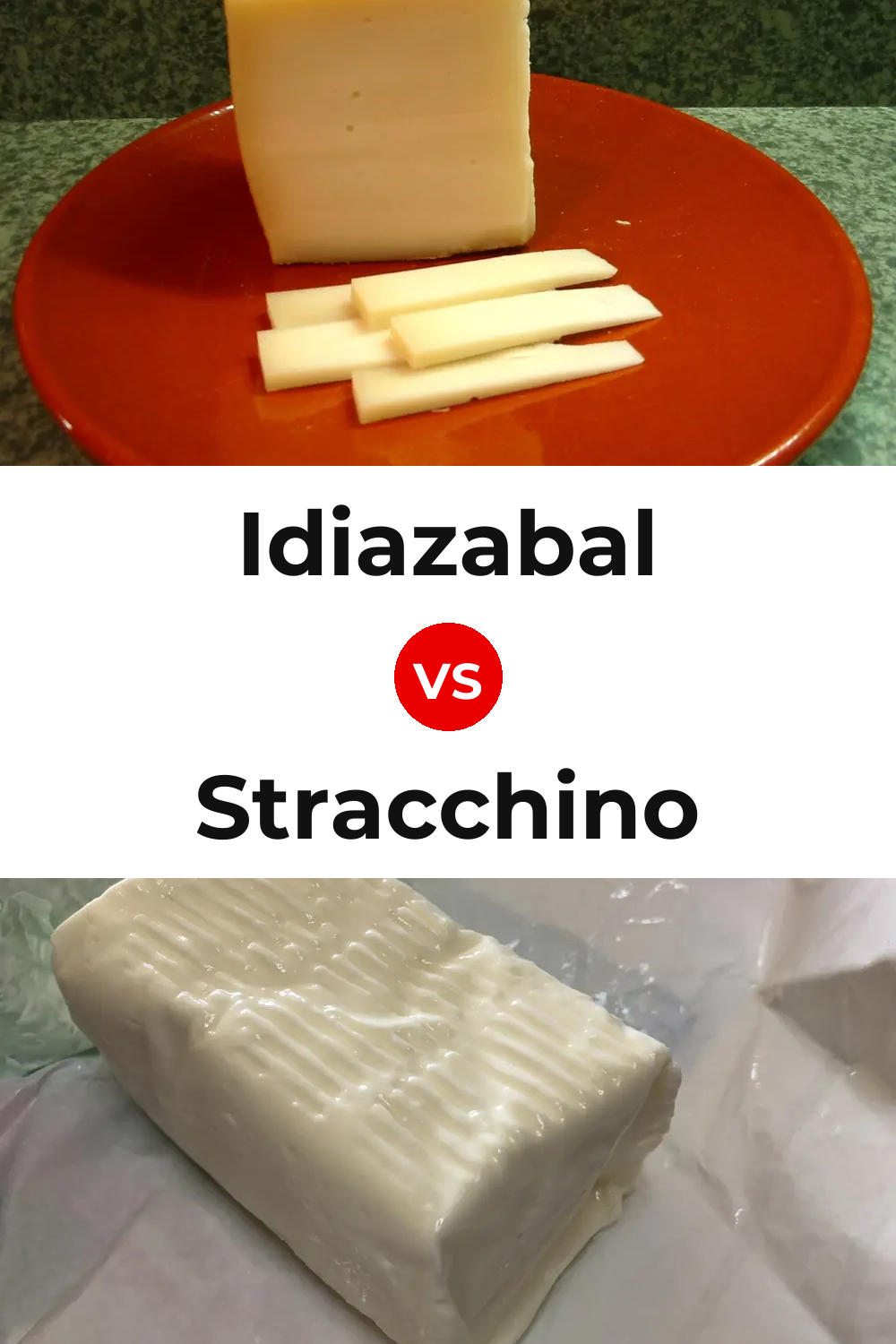 Idiazabal Cheese vs Stracchino Cheese Pinterest comparison