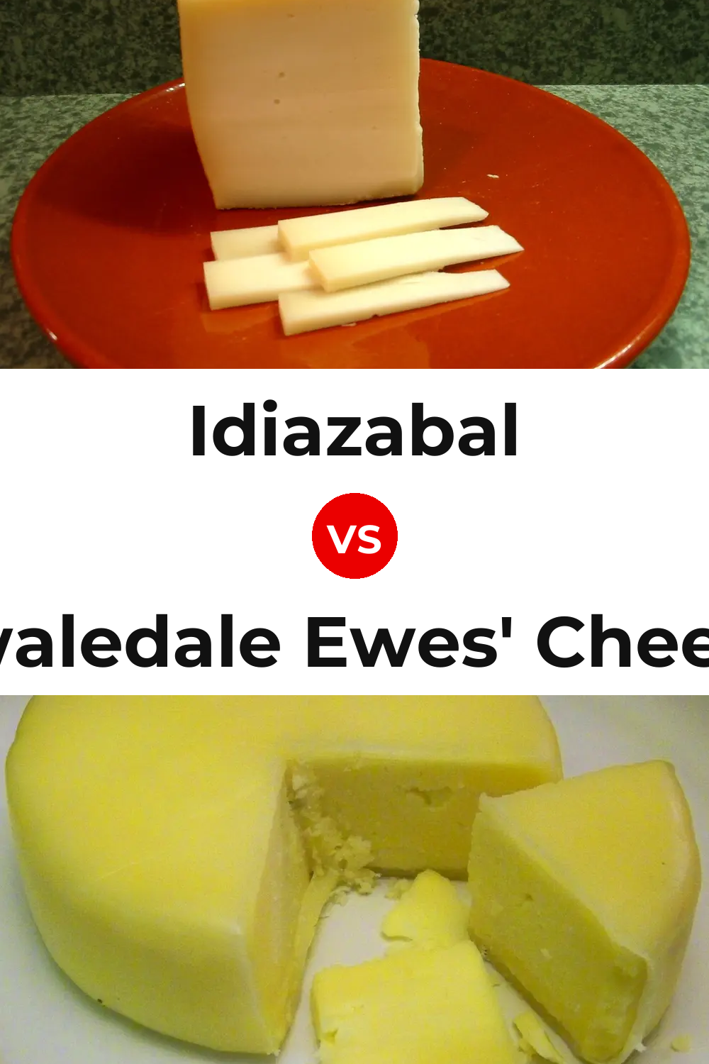 Idiazabal Cheese vs Swaledale Ewes' Cheese Pinterest comparison