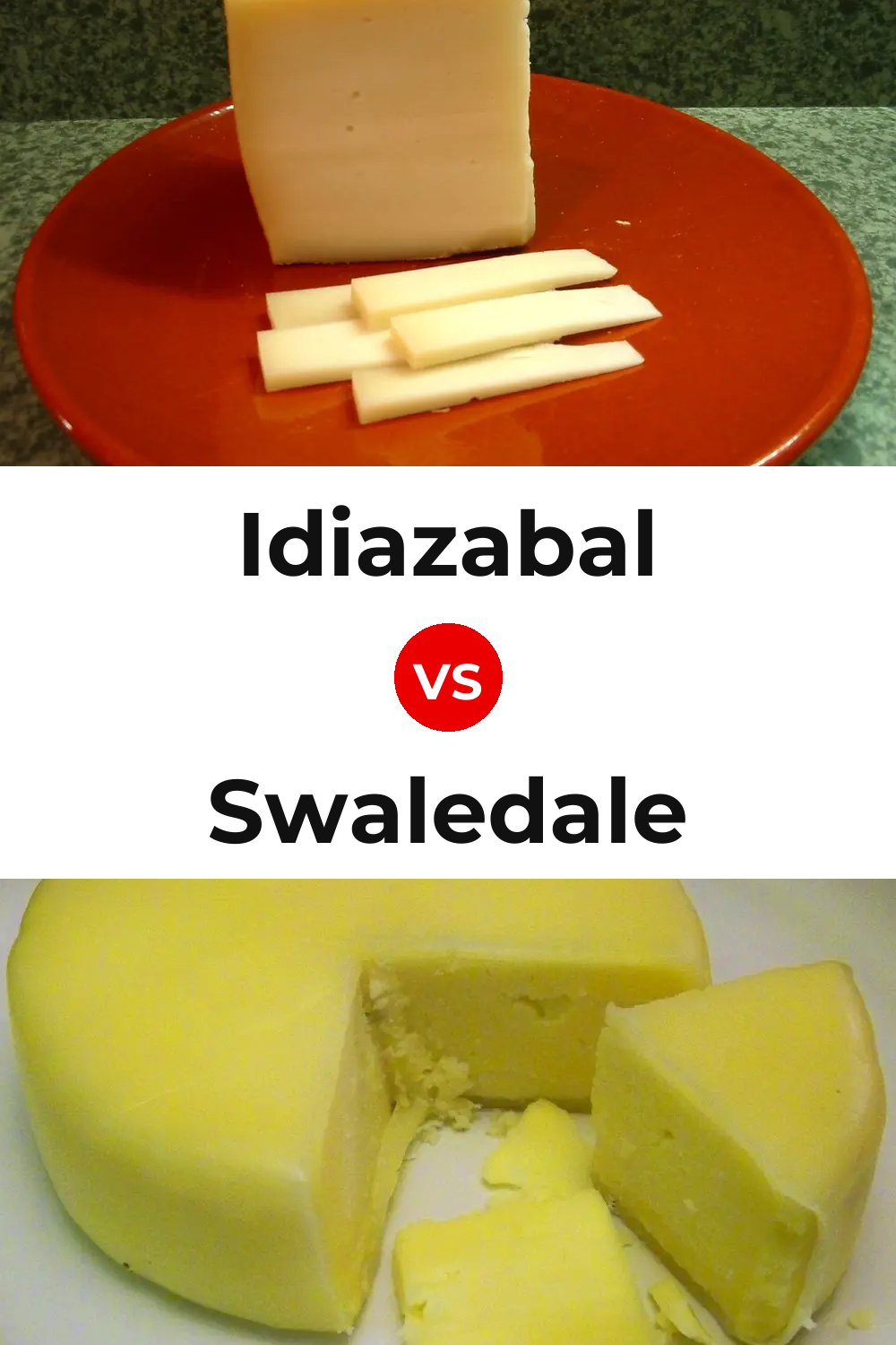 Idiazabal Cheese vs Swaledale Cheese Pinterest comparison