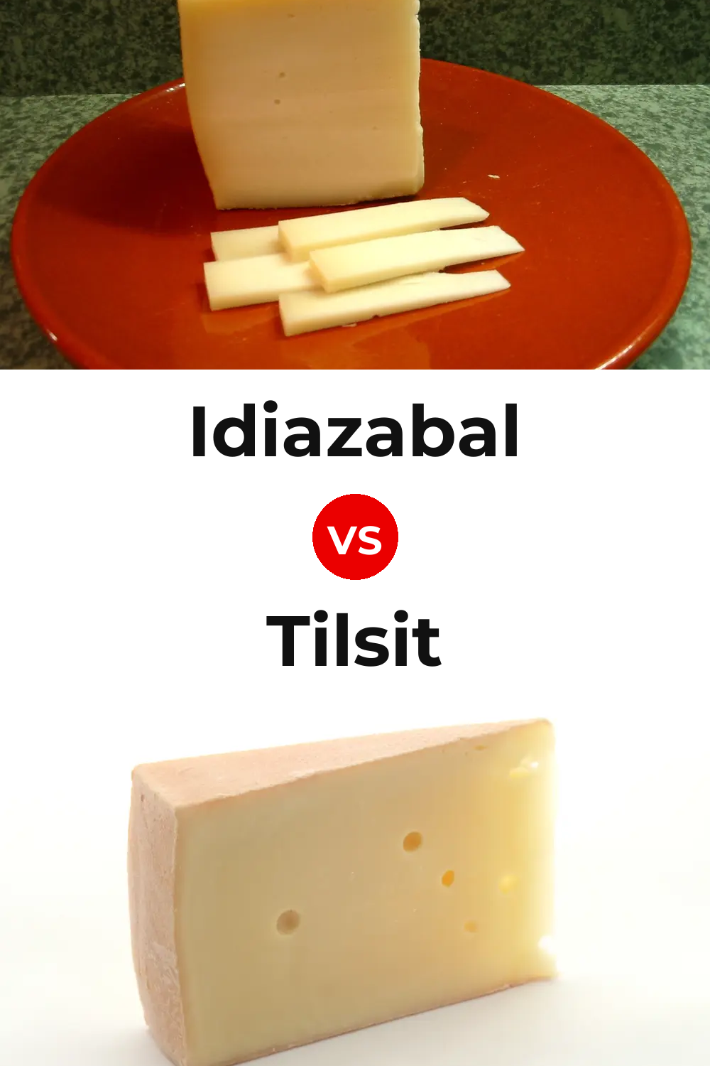 Idiazabal Cheese vs Tilsit Cheese Pinterest comparison