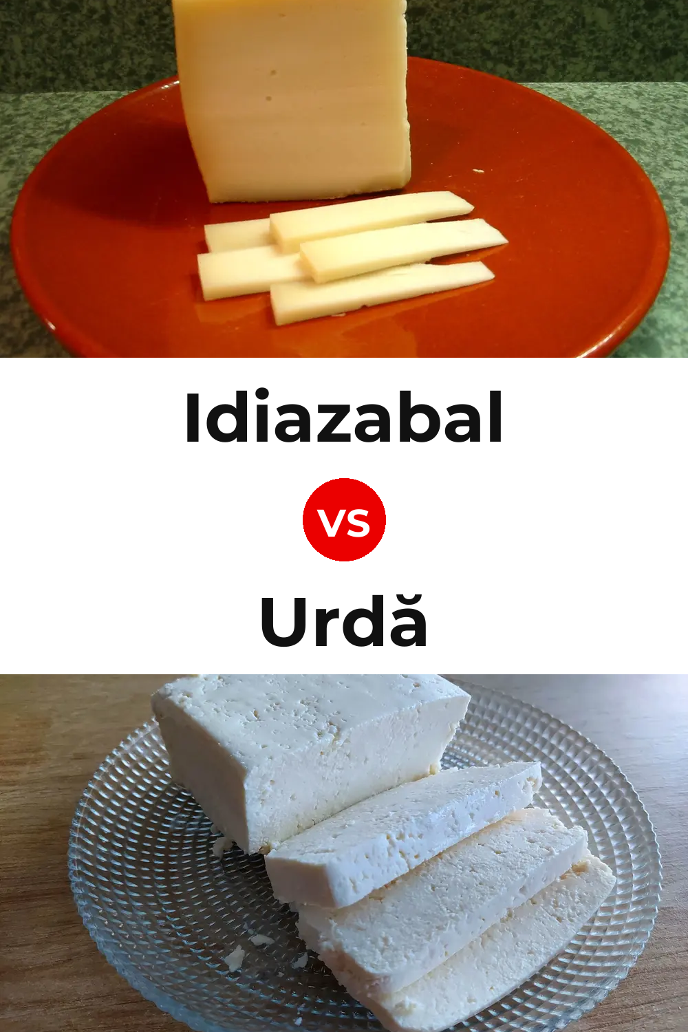 Idiazabal Cheese vs Urdă Cheese Pinterest comparison