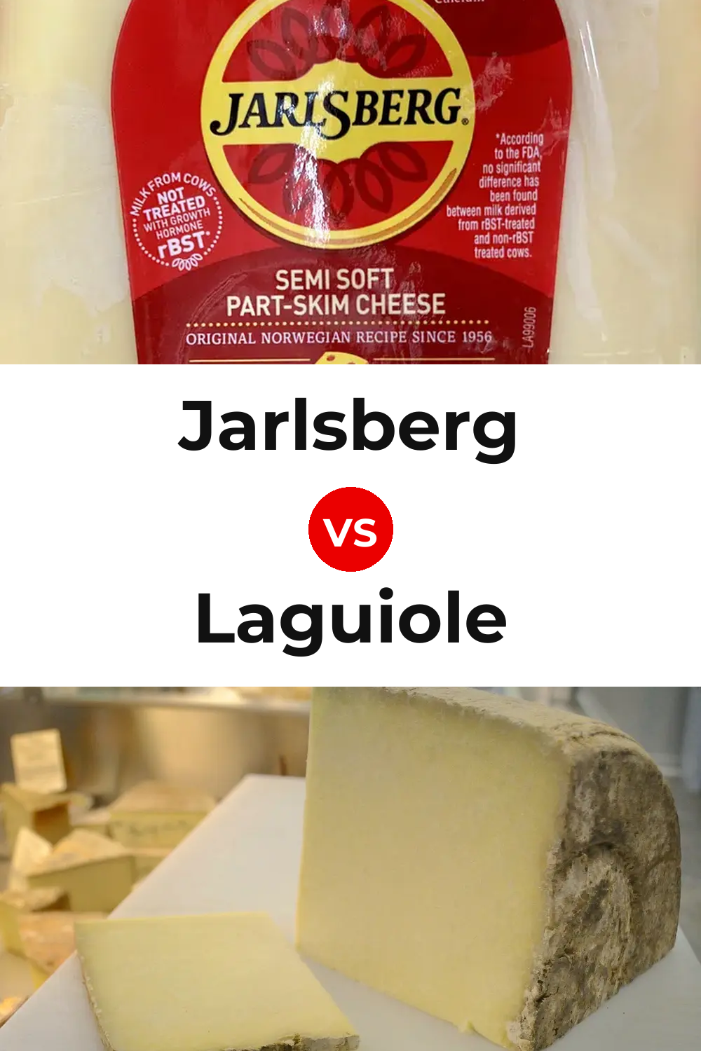 Jarlsberg Cheese vs Laguiole Cheese Pinterest comparison
