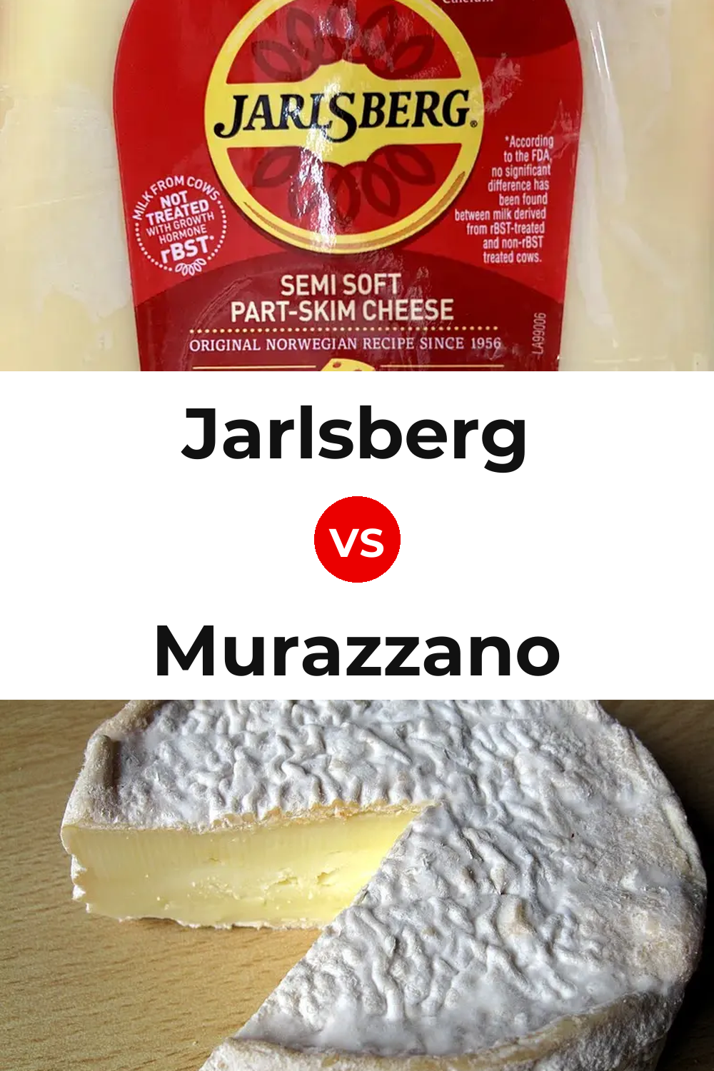 Jarlsberg Cheese vs Murazzano Cheese Pinterest comparison
