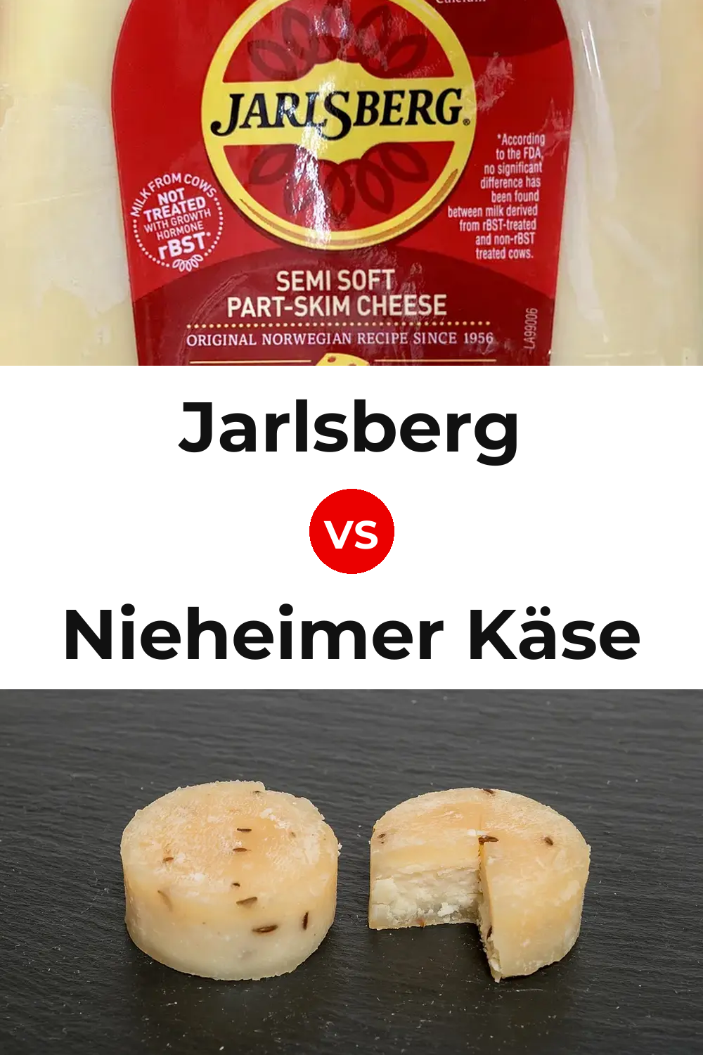 Jarlsberg Cheese vs Nieheimer Käse Cheese Pinterest comparison